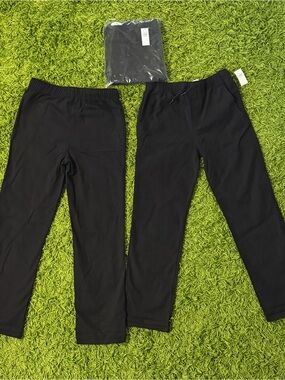 Old Navy Kids Black Pull-On Sweatpants - Elastic Waist Joggers